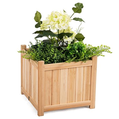 Amazon.com: Square Wood Planter Box